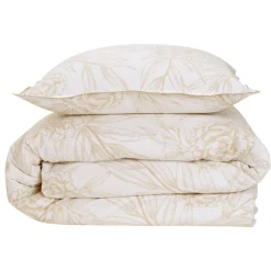 Parure de lit 2 personnes en satin de coton réversible