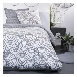 Parure de lit - TODAY - Sunshine - 116549 - 2 personnes - 240x260cm - Coton - Imprimé 9.47