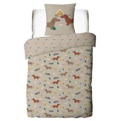 Parure de lit enfant en coton 57 fils imprimé