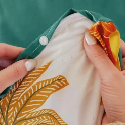 Parure de lit enfant Lion - 100% polyester 72g/m² - 140 x 200 cm