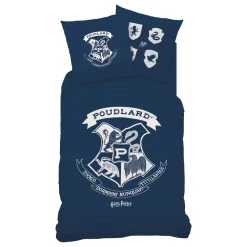 Parure housse de couette enfant en coton 57 fils HARRY POTTER