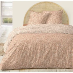 Parure housse de couette en polyester imprimé VULCANIA
