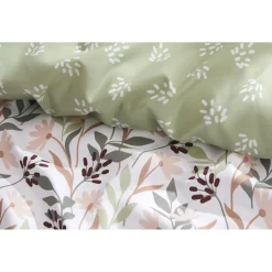 Parure housse de couette en microfibre imprimé BELLINA