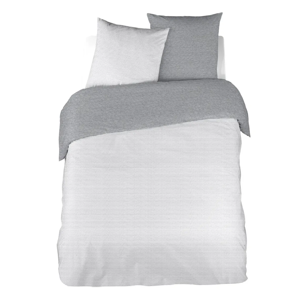 Parure housse de couette en Jersey FLORINE