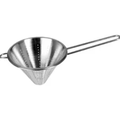 Passe-Sauce Chinois de Cuisine Inox 33cm Argent