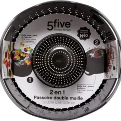 Passoire Double Maille Néo 25cm Noir