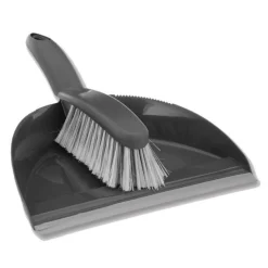 Pelle & Balayette Plastique 32cm Gris Foncé