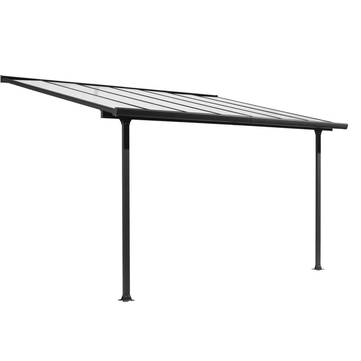 Pergola - Adossée - Aluminium - 9-21m²