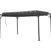 Pergola bioclimatique en tissu Lodge 3 x 4 m - Anthracite