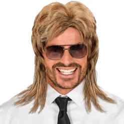 Perruque Mode Années 80 - Homme - Blonde