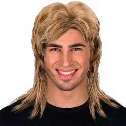 Perruque Mode Années 80 - Homme - Blonde