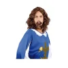Perruque Mousquetaire Avec Moustache