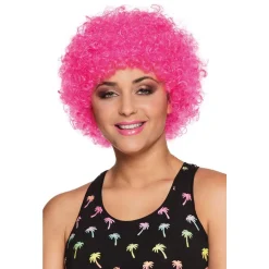 Perruque Pop Eco Rose - Adulte