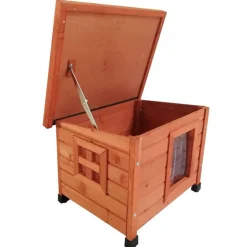 @Pet Maison d'exterieur pour chats 57x45x43 cm Bois Marron