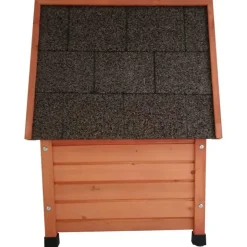 @Pet Maison d'exterieur pour chats 57x45x43 cm Bois Marron