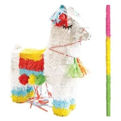 Piñata lama + bâton