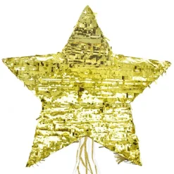 Piñata étoile dorée 57 cm