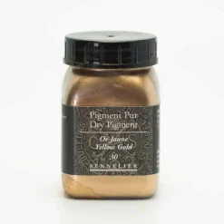 Pigment pour création de peinture - pot 90 g - Doré