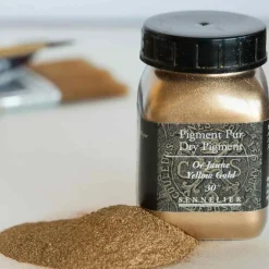 Pigment pour création de peinture - pot 90 g - Doré