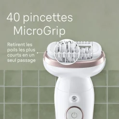 Épilateur SES 9-000 - Blanc