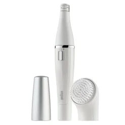 Épilateur visage avec brosse nettoyante FACE 810 - Blanc