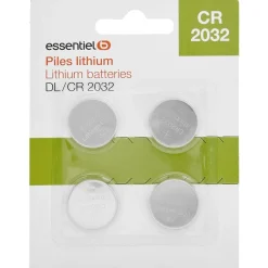 Pile Lot 4 piles lithium CR 2032