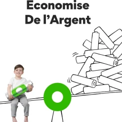 Pile rechargeable LR06 ReCyckO lot de 4 2100mAh