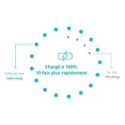 Pile rechargeable USB AAA type C (LR03)