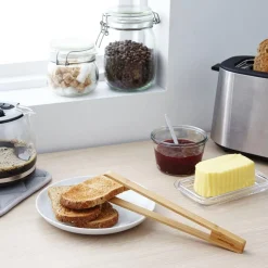 Pince à toast en bambou