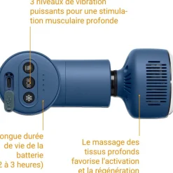 Pistolet de massage de massage MG 600 chaud et froid