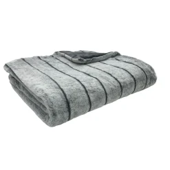 Plaid effet fausse fourrure 400 GSM