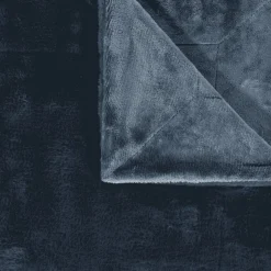 Plaid effet fausse fourrure