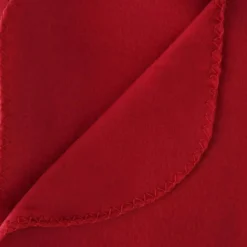 Plaid Polaire Jeremy 125x150cm Rouge