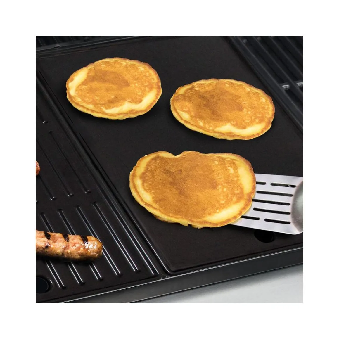 Plancha en fonte 43,5 x 23,7 cm pour barbecue 2 brûleurs - Char-Broil