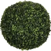 Plante Artificielle Boule de Buis 36cm Vert