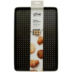 Plaque de Cuisson Perforée 39cm Noir