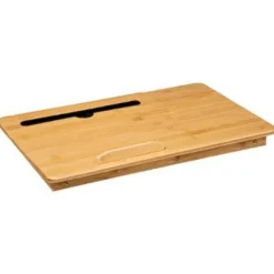 Plateau en bambou avec pieds réglables en hauteur