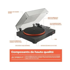Platine vinyle Spinner BT noir