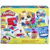 Play-Doh Coffret, Le cabinet vétérinaire avec chien, mallette, avec 5 pots de pate à modeler