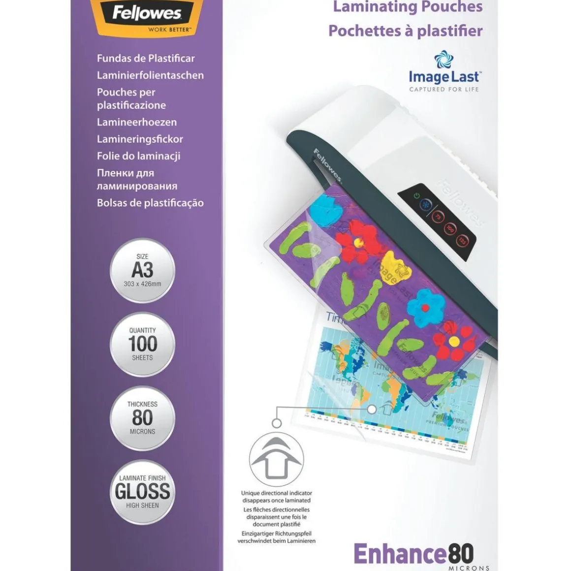 POCHETTE plastification A3 80 mic x100