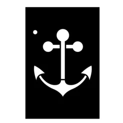 Pochoir - Ancre de bateau