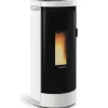 Poêle à granulés de bois 9kw blanc - debbycxblanc