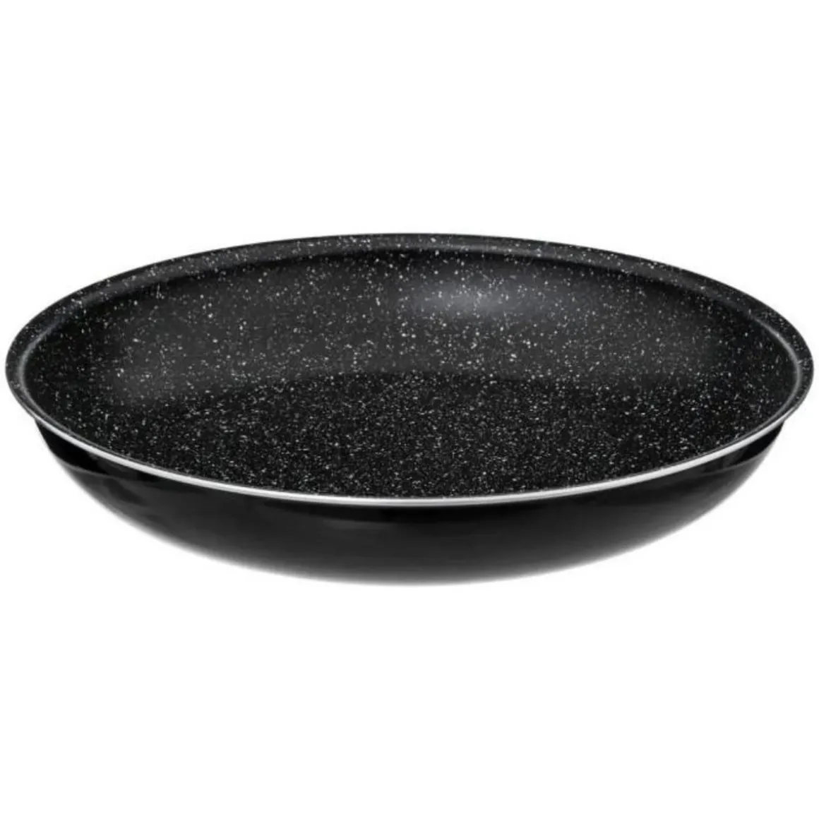 Poêle en Aluminium Amovible 30cm Noir