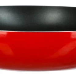 Poêle en Aluminium Essentielle 28cm Rouge