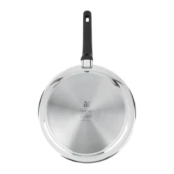 Poêle induction inox revétu 28 cm