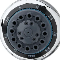 Pommeau de Douche 7 Fonctions 22cm Chrome