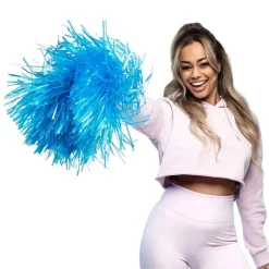 Pompom Supporter Bleu x1