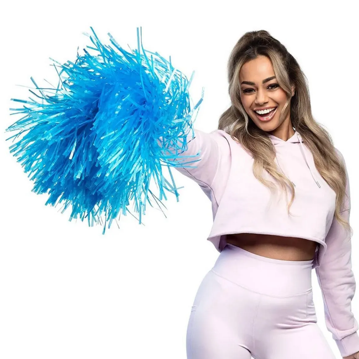 Pompom Supporter Bleu x1