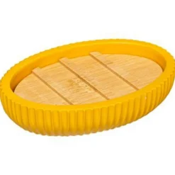 Porte Savon Design Modern 12cm Moutarde