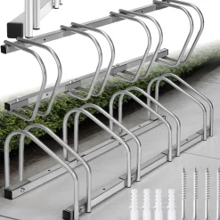 Porte Vélo, Support Vélo, Range Vélo au Sol, Mural en Acier